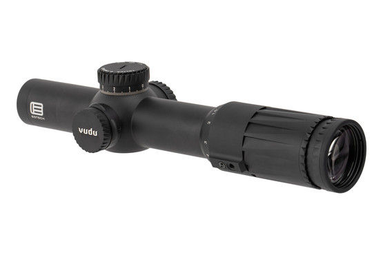 EOTECH Vudu 1-10x28 FFP Riflescope with SR5 MRAD Reticle has a type III anodized finish